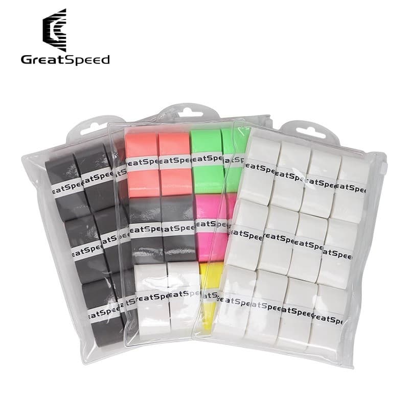 GreatSpeed cinto absorvente de suor Ultra-pegajoso fino raquete de tênis raquete de Badminton cola de mão profissional a