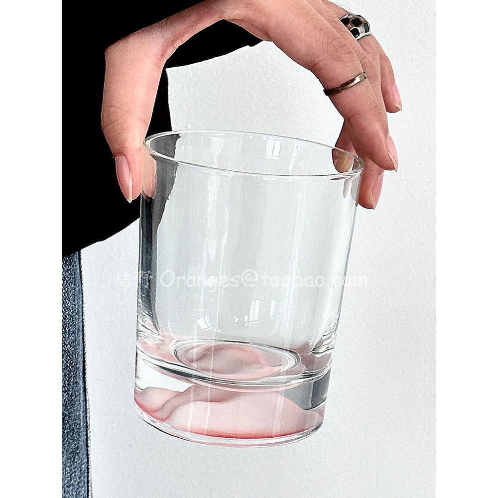 Laranjas laranjas nuvem rosa montanha vidro de água neve montanha vidro uísque nicho atmosfera copo de vinho
