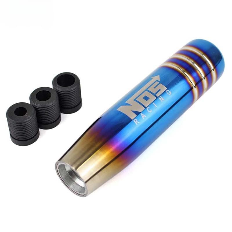 【 ITSOK 】Aluminum M10 × 1.5 Extensor De Alavanca De Câmbio NOS 13cm Manípulo De Mudança De Marcha Titanium Blue Lever