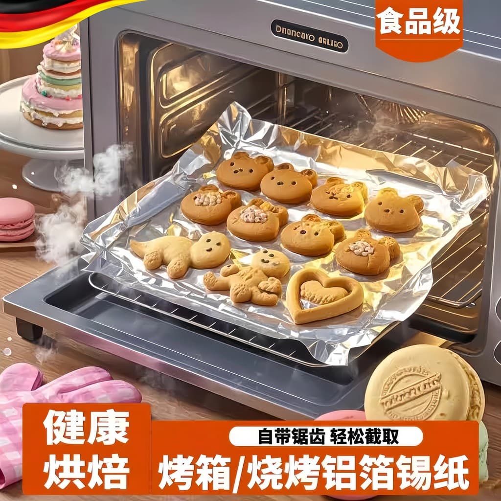 Forno de folha de alumínio fritadeira de ar doméstica cozimento especial folha de estanho folha de alumínio churrasco gr