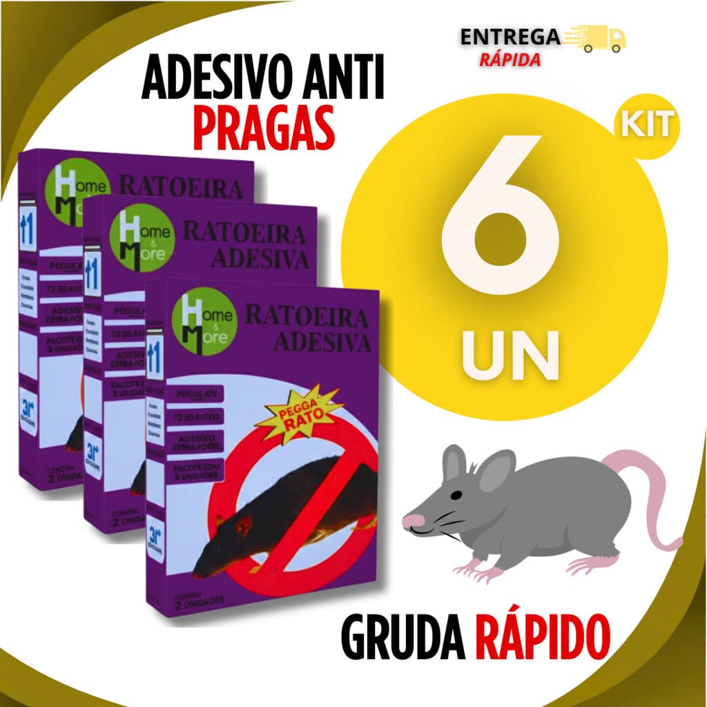 Cola Adesiva Para Pragas Insetos Rasteiros Escorpiões Ultra Fixação Eficaz Simples De Usar