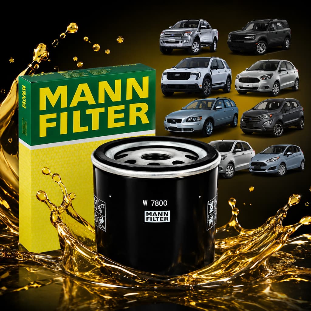 Filtro Óleo Mann Lubrificante Do Motor W7800 Para Ford Ka Fiesta Ecosport Ranger