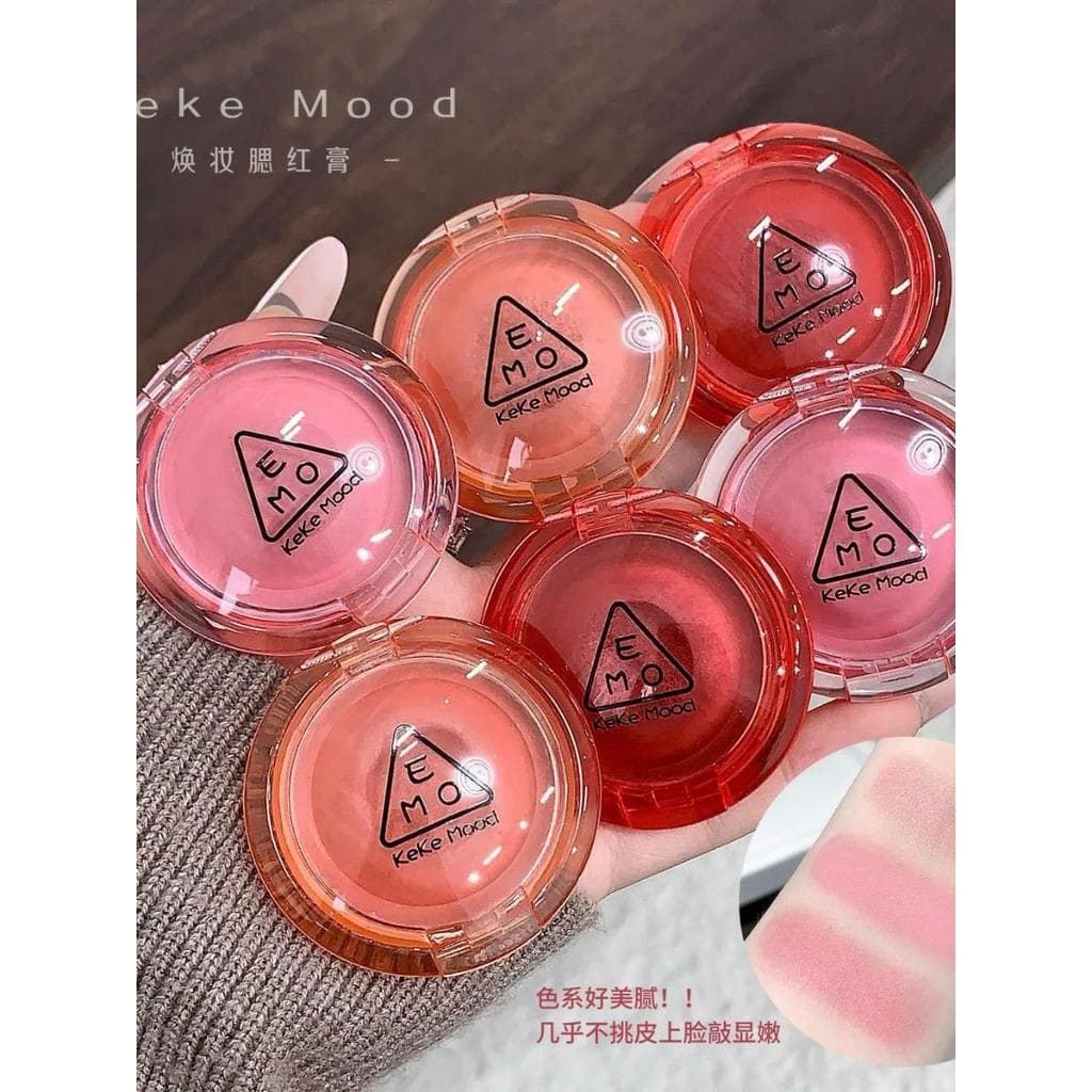 Kekekemood rejuvenescedor maquiagem Blush creme primavera novo produto pêssego laranja filtro sentir início da primavera