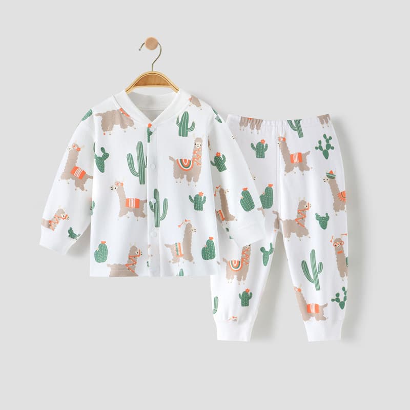 Roupas de bebê roupas de outono calças compridas terno Cardigan algodão puro primavera outono estilo masculino feminino