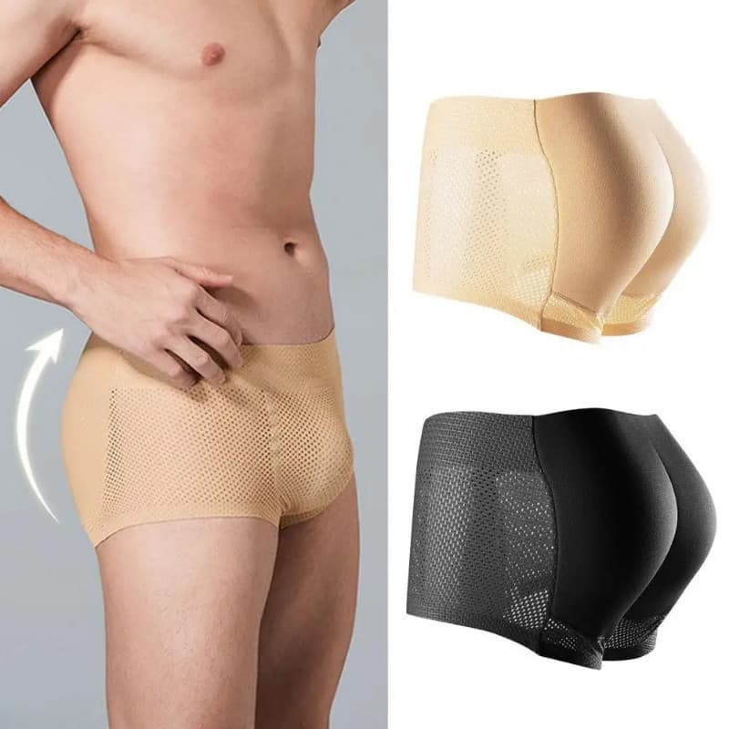 Cueca Masculina de Silicone para Levantamento de Glúteos para Uso Diário M-2XL