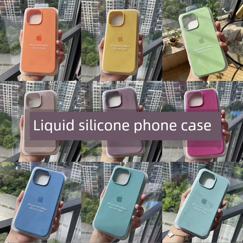 Capinha para iPhone Capinha desenho animado fofa Capinha celular Apple [Capa de telefone de Silicone líquido] ins estilo