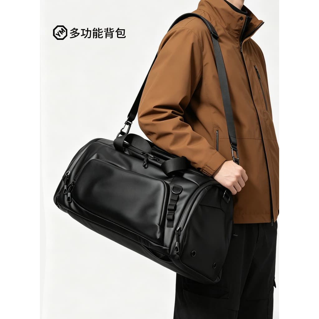 Bolsa de ginástica de grande capacidade, separação seca e molhada, bolsa de treinamento esportivo, mochila de embarque d