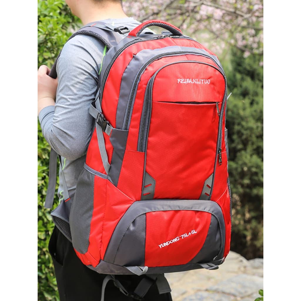 75L mochila Super grande capacidade saco de escalada ao ar livre esportes saco de viagem roupas de viagem grande mochila