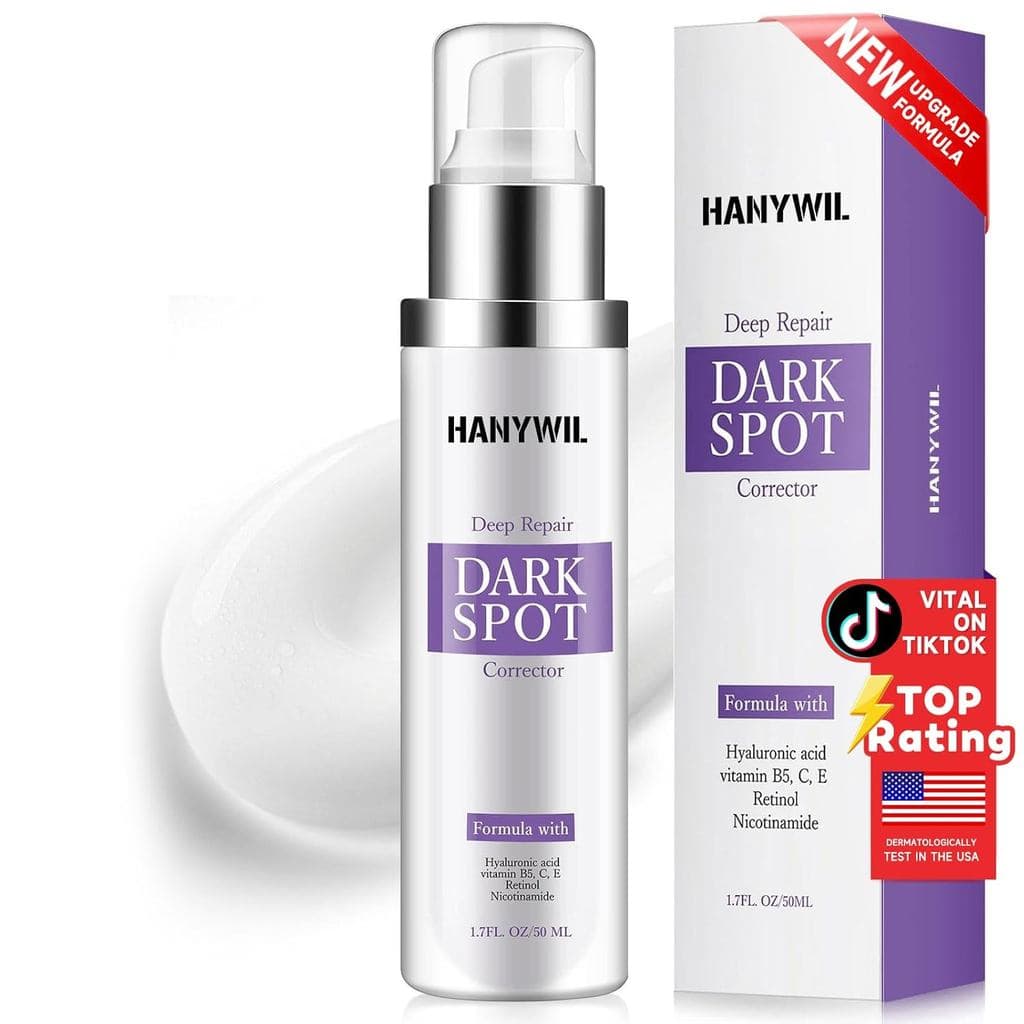 HANYWIL Removedor de Manchas Escuras para Rosto e Corpo com Retinol e Niacinamida - Corrige Melasma, Manchas Solares e d