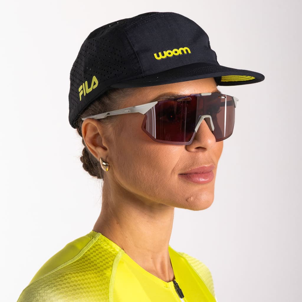 Boné Running Fila Marathon Preto Unissex I