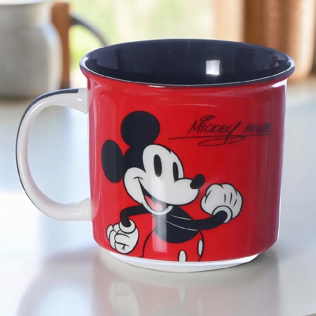 Caneca Mickey Cerâmica 350ml Disney Zona Criativa