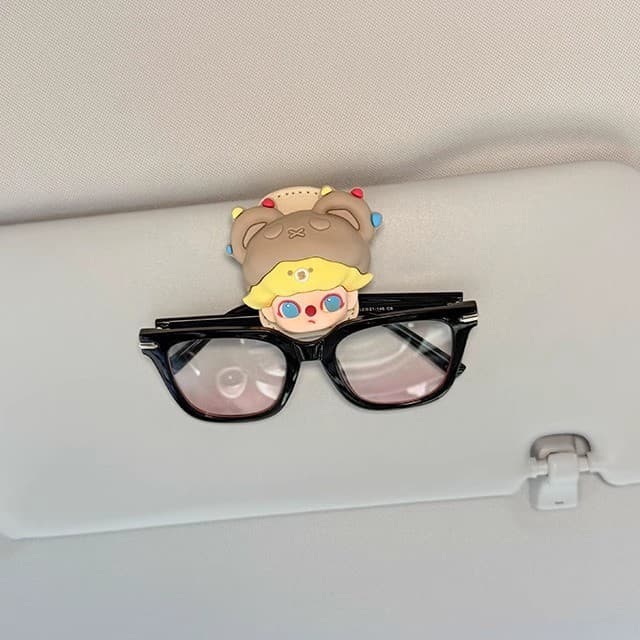 Clipe de óculos de carro Interior do carro óculos de sol clipe colocação Rack óculos de sol armazenamento viseira magnét