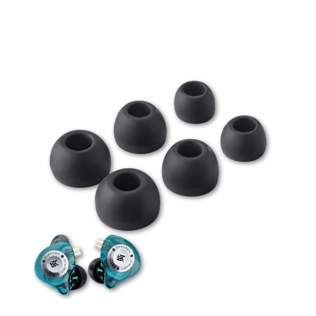 Kit 3 Pares de Ponteiras de Silicone P M G para Fone In-Ear | Eartips de Reposição