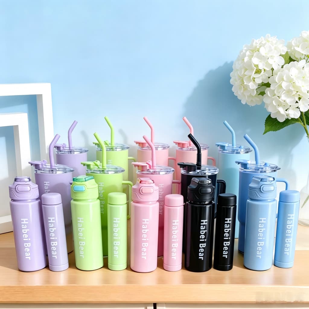 Kit 3 Garrafas Squeeze Motivacionais Garrafa Água Academia Com 1.2L e 800ml e 300ml copo canudo--envio rápido