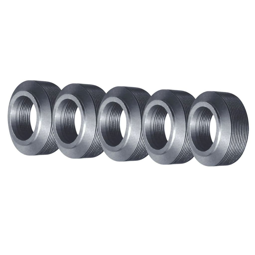 Kit 5 Buchas Eletroduto Redução Alumínio 1PolX1/2 Bsp Wetzel