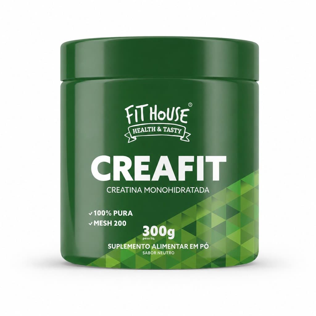 Creatina Monohidratada Creafit Pote Com 300g Fithouse