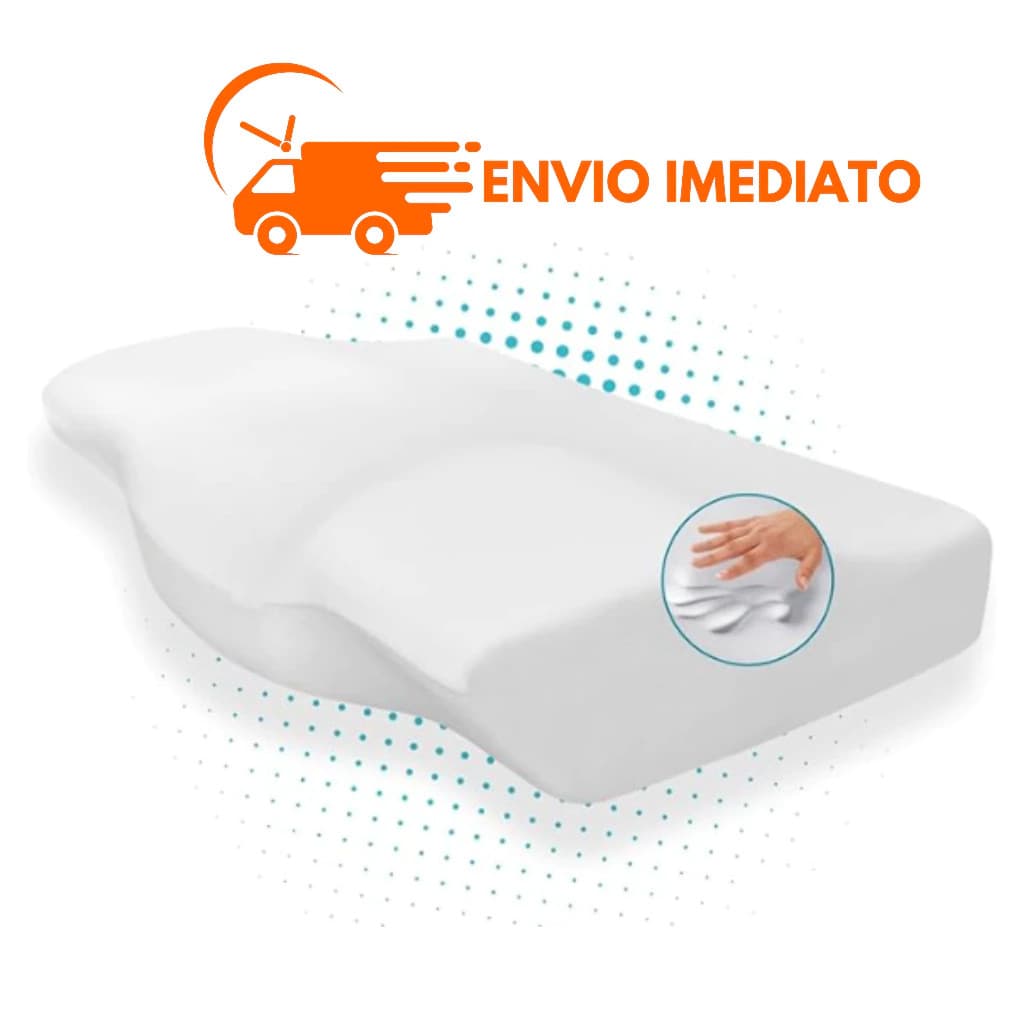 Travesseiro Nasa Cervical Ortopédico Ergonômico Anatômico Premium