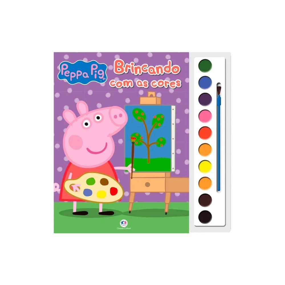 Livro com Aquarela Peppa Pig - Ciranda Cultural