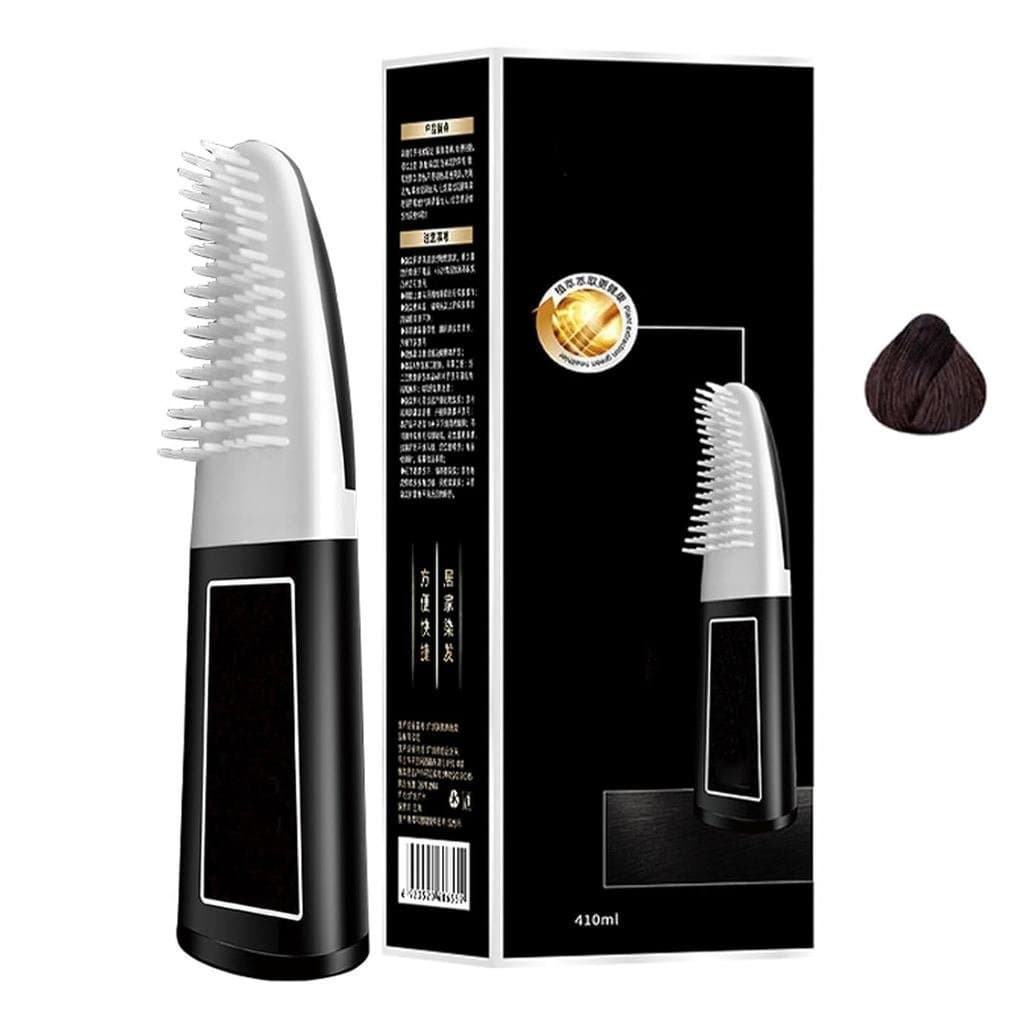 Pente para Tingir Cabelo, Tintura Capilar Botânica, Pente para Tingir Cabelo à Base de Plantas do Sudeste Asiático, Pent