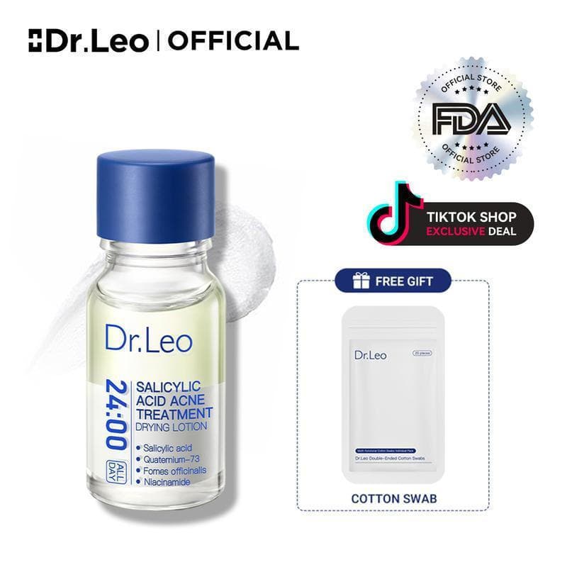 Em Promoção: Loção para Tratamento de Acne Dr.Leo24HSpotRescue (Ácido Salicílico + Enxofre + Niacinamida) |         HCXQ