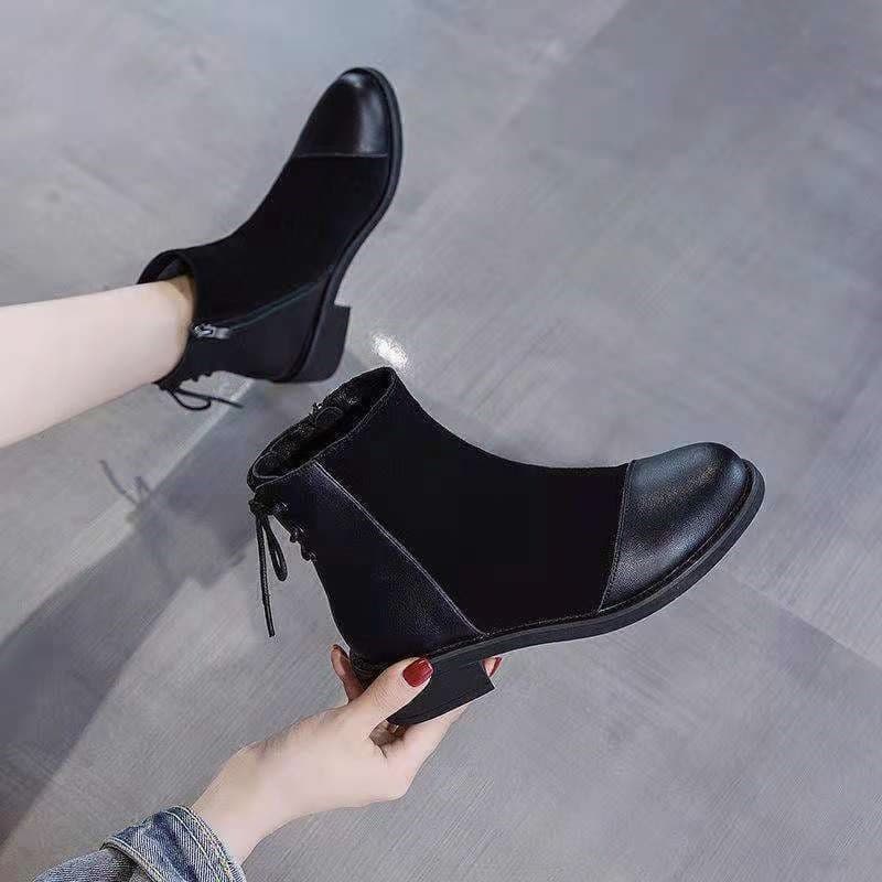 2026 outono inverno feminino mais magro olhar confortável senhoras Martin botas femininas moda salto grosso estilo britâ
