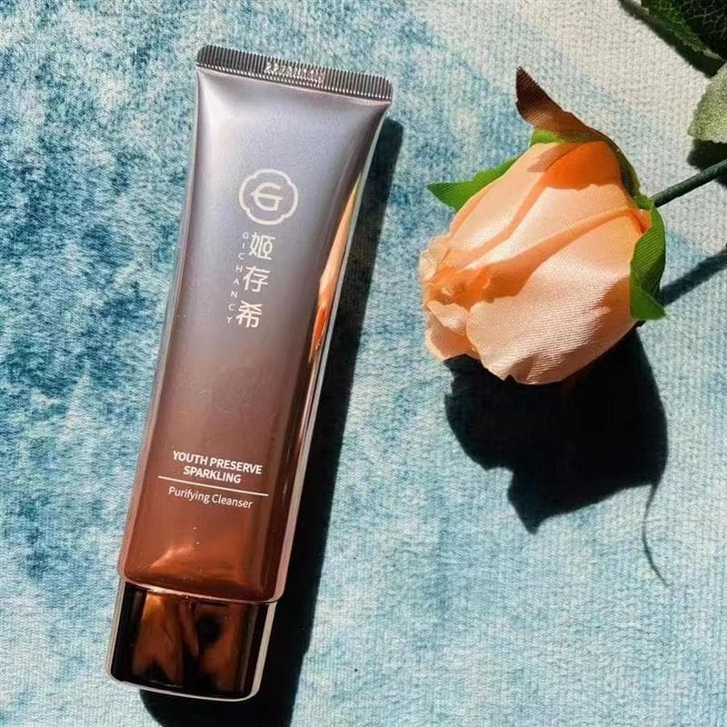Ji Cunxi novo produto limpador Facial quatro extremamente nascido brilhante leite de limpeza ouro diamante prata diamant