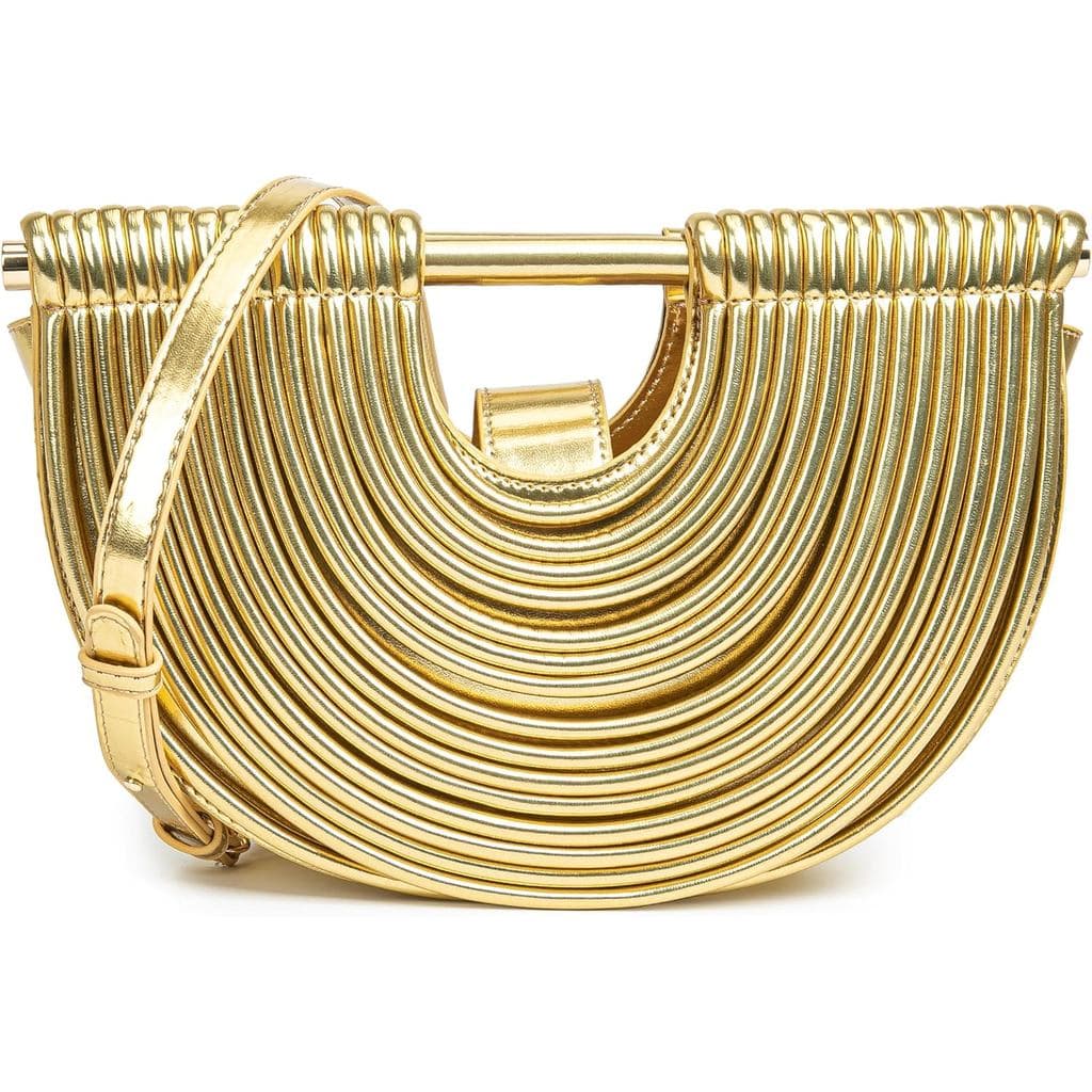 Bolsa de Mão Clutch de Noite Tecida Moderna, Meia-Lua, de Designer, de Ombro/Tiracolo, com Alça Superior