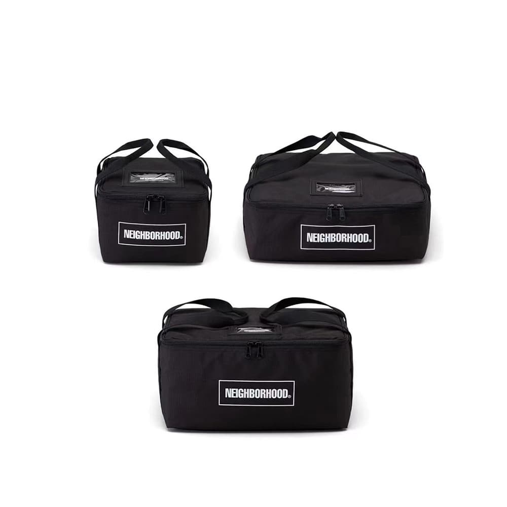 VIZINHON NBHD Saco de armazenamento de utensílios de mesa para acampamento ao ar livre portátil à prova d'água com isola