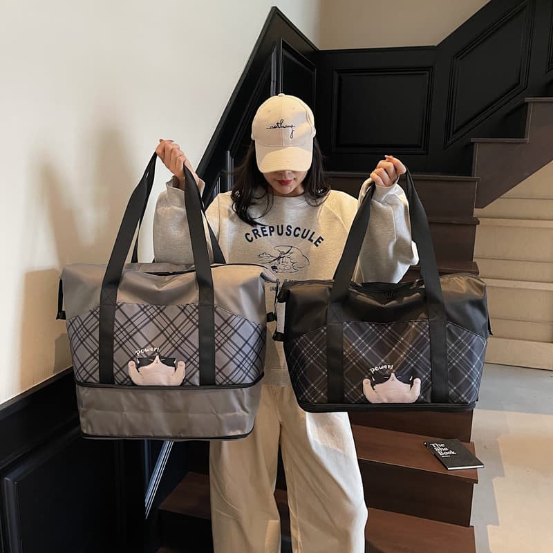 Bolsa de viagem de grande capacidade feminina viagem de negócios de curta distância bolsa de bagagem de mão All-Match Sh