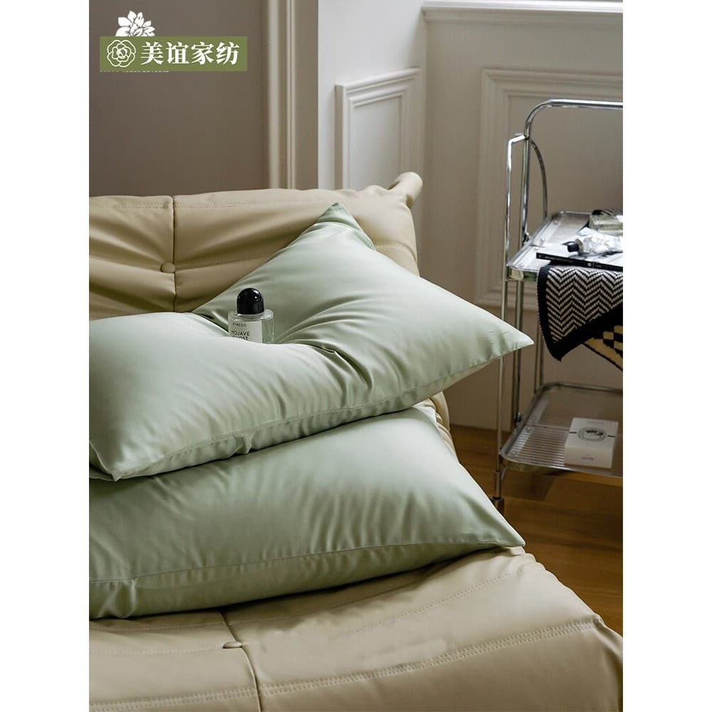High-End verão cor sólida 60 peças importado Tencel fronha 48cm x 74cm única fronha de seda gelo única peça do agregado