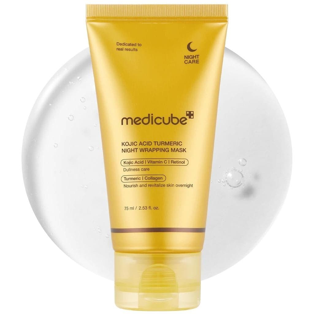 Máscara Noturna Peel Off com Ácido Kójico e Cúrcuma da Medicube – Ilumina e Protege Contra o Estresse da Pele para uma T