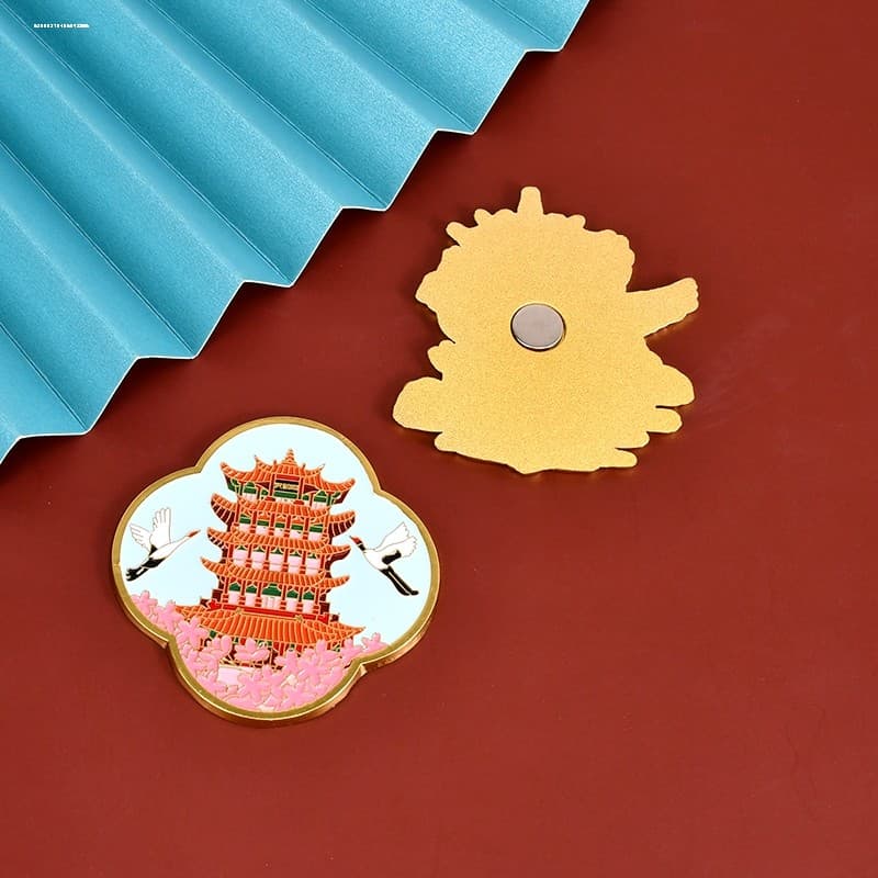 Museu da Província Hubei Wuhan Universidade Huanghe Piso Geladeira Adesivos Área Cultural Criativo Lembranças Turísticas