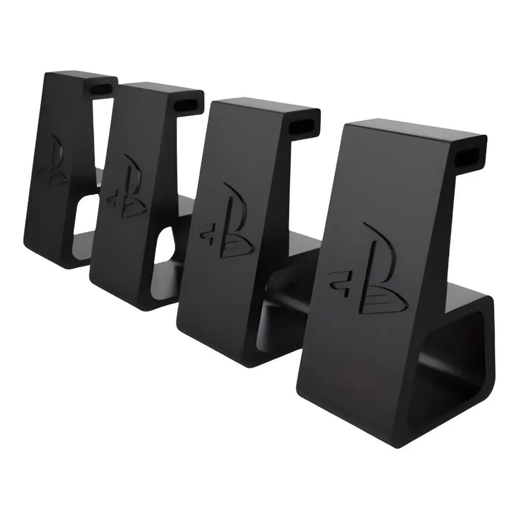 Kit Suporte Artwork 3D Mesa Horizontal PS4 Fat Branco e Preto PLA