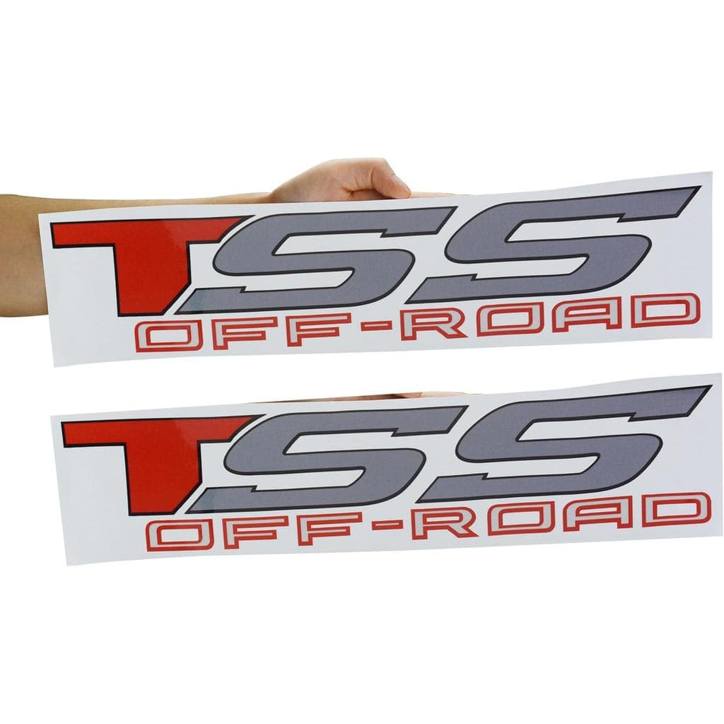 Conjunto de Adesivos de Vinil TSS Off Road 4x4 para TSS (Vermelho)