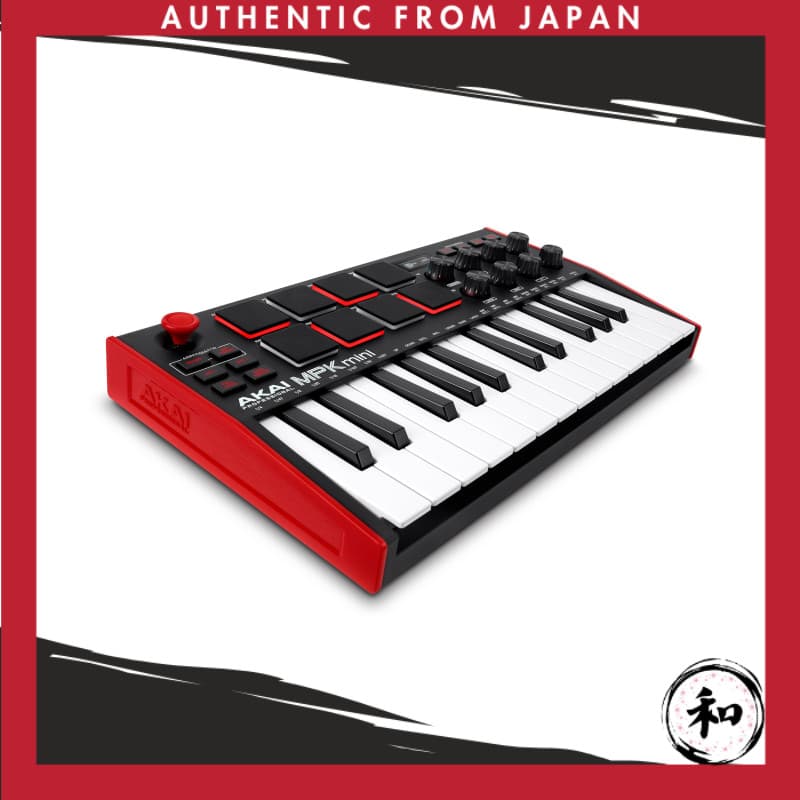 Akai Professional controlador USB MIDI teclado 25 teclas com sensibilidade à velocidade, 8 pads de bateria