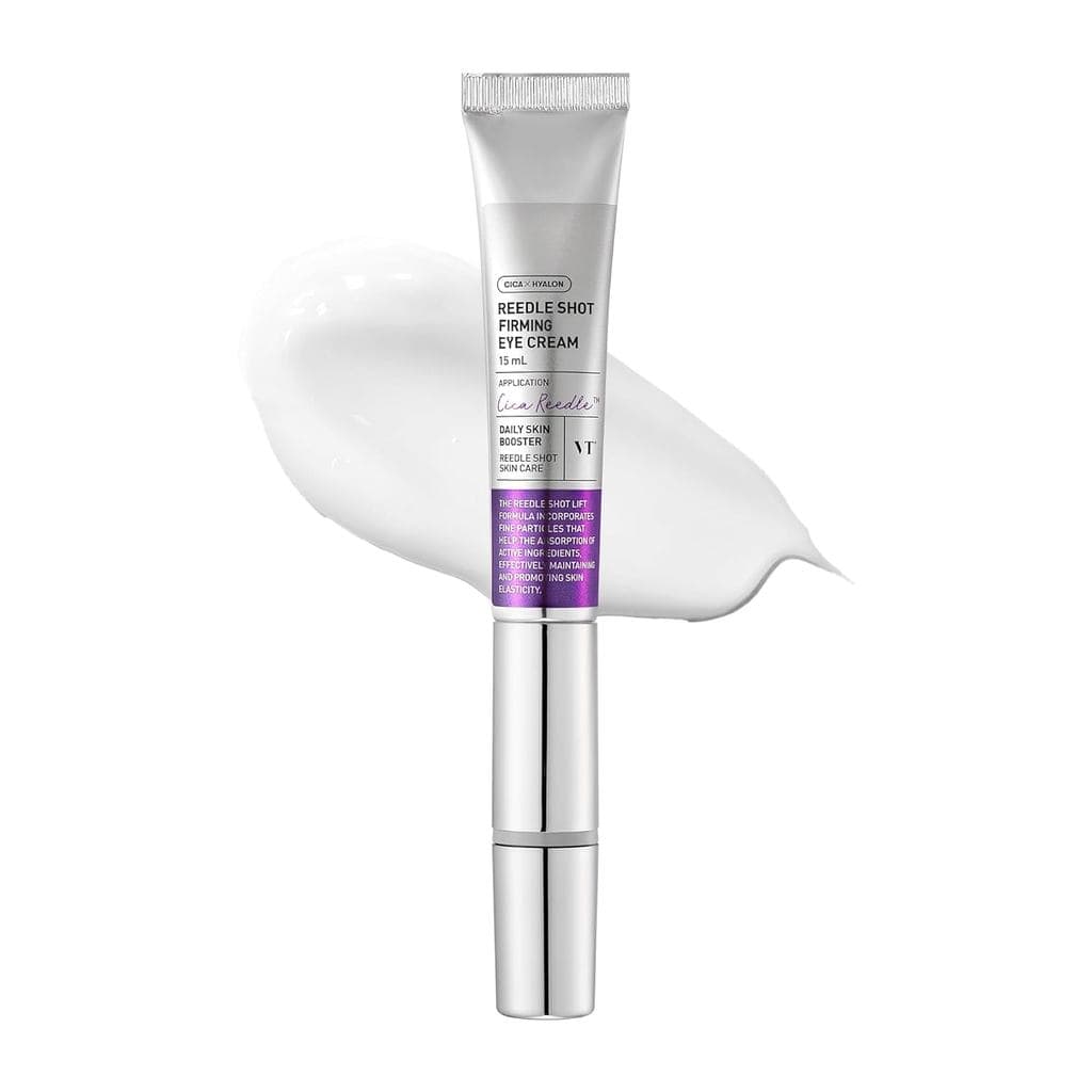 VT COSMETICS Reedle Shot Creme Firmador para Olhos (0,5 fl oz/15 ml), cuidado ocular com microvibração, adequado para ru