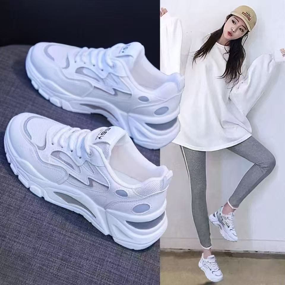 Papai sapatos femininos tênis de corrida leve absorção de choque sola macia estudantes do ensino médio viagem sapatos br