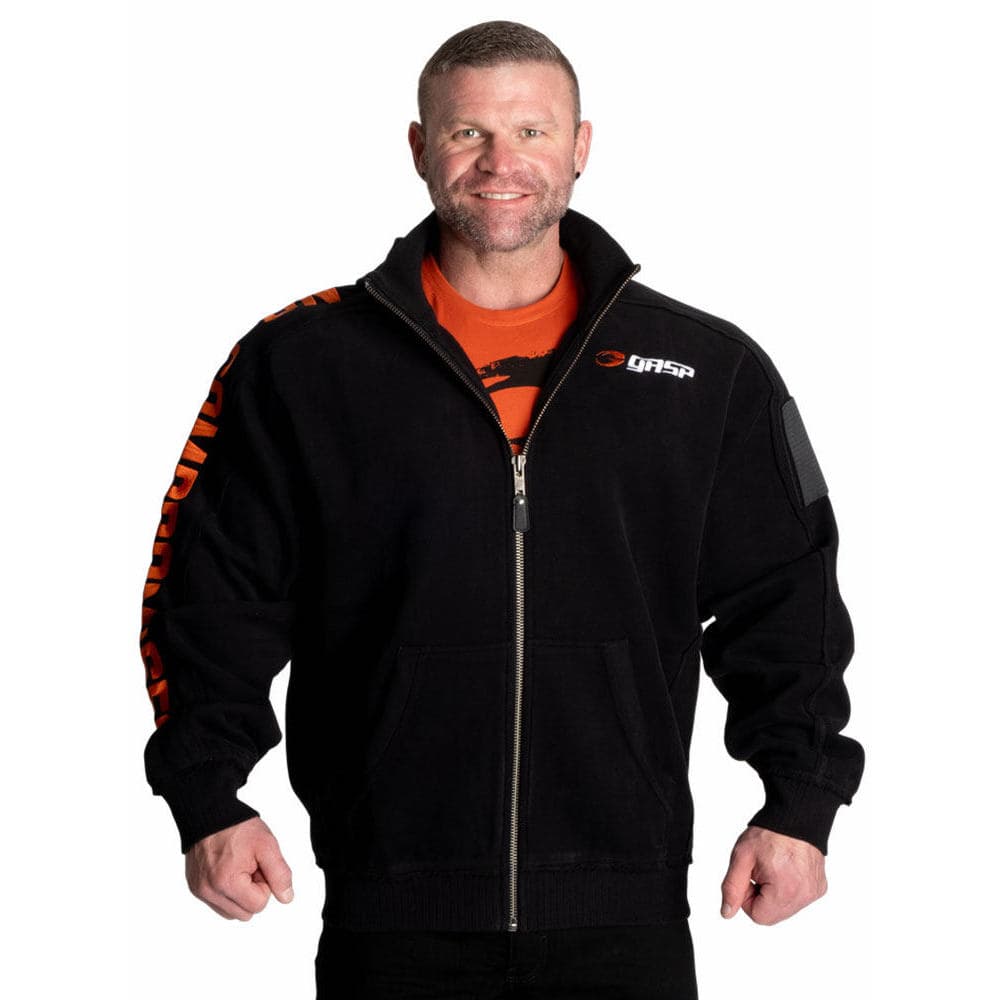 Novo estilo GASP ano-End laranja grande etiqueta europeu americano Fitness musculação esportes lazer treinamento bordado