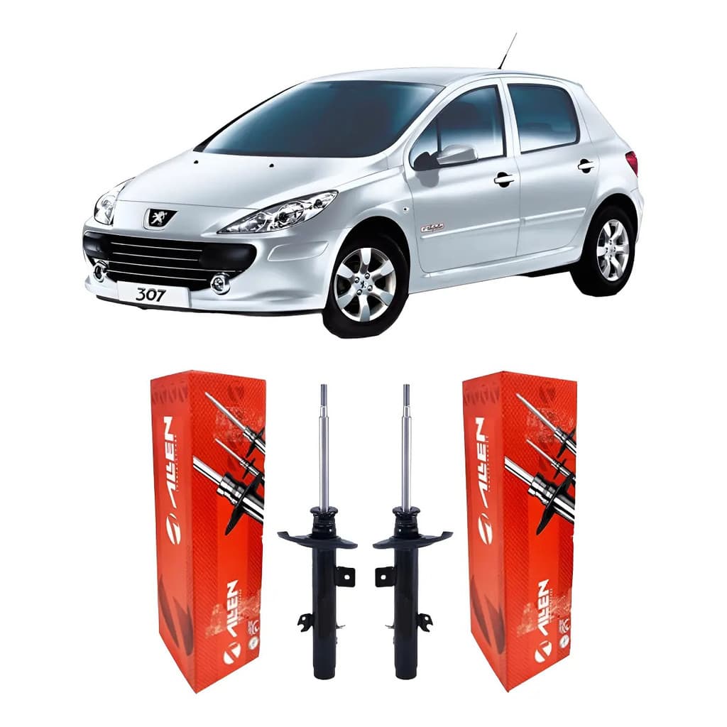 Par Amortecedor Dianteiro Peugeot 307 2004 2005 06 2007 2008