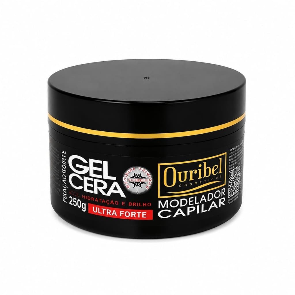 Gel Cera Modeladora Utra forte profissional Ouribel 250g