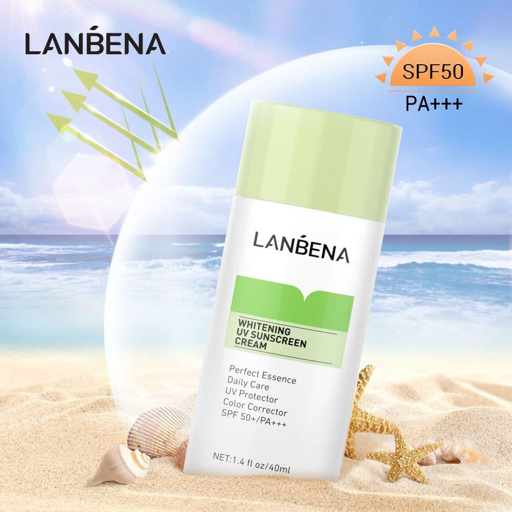 Creme Protetor Solar LANBENA UV Hidratante Clareador Protetor de Pele Anti-Envelhecimento Hidratação Profunda 40ml (SPF