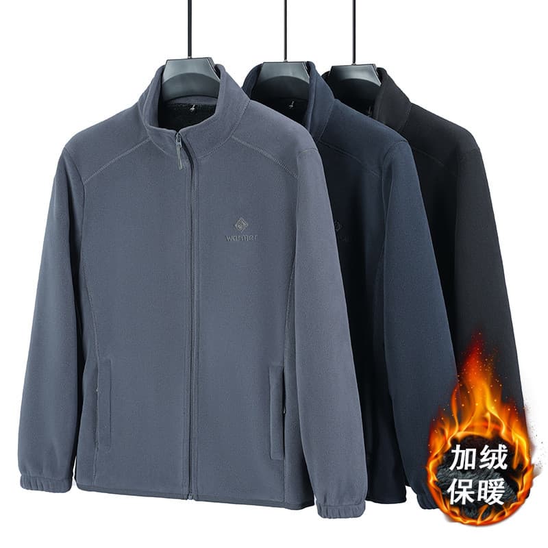 Novo estilo ao ar livre jaqueta de lã masculina forro de lã austríaco engrossado jaqueta masculina outono inverno quente
