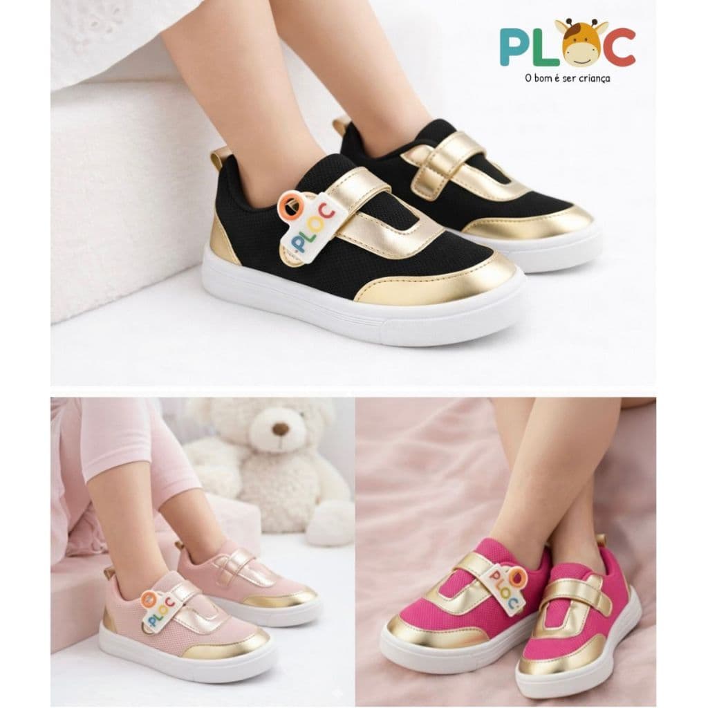 Tênis Infantil menina Ploc Joy