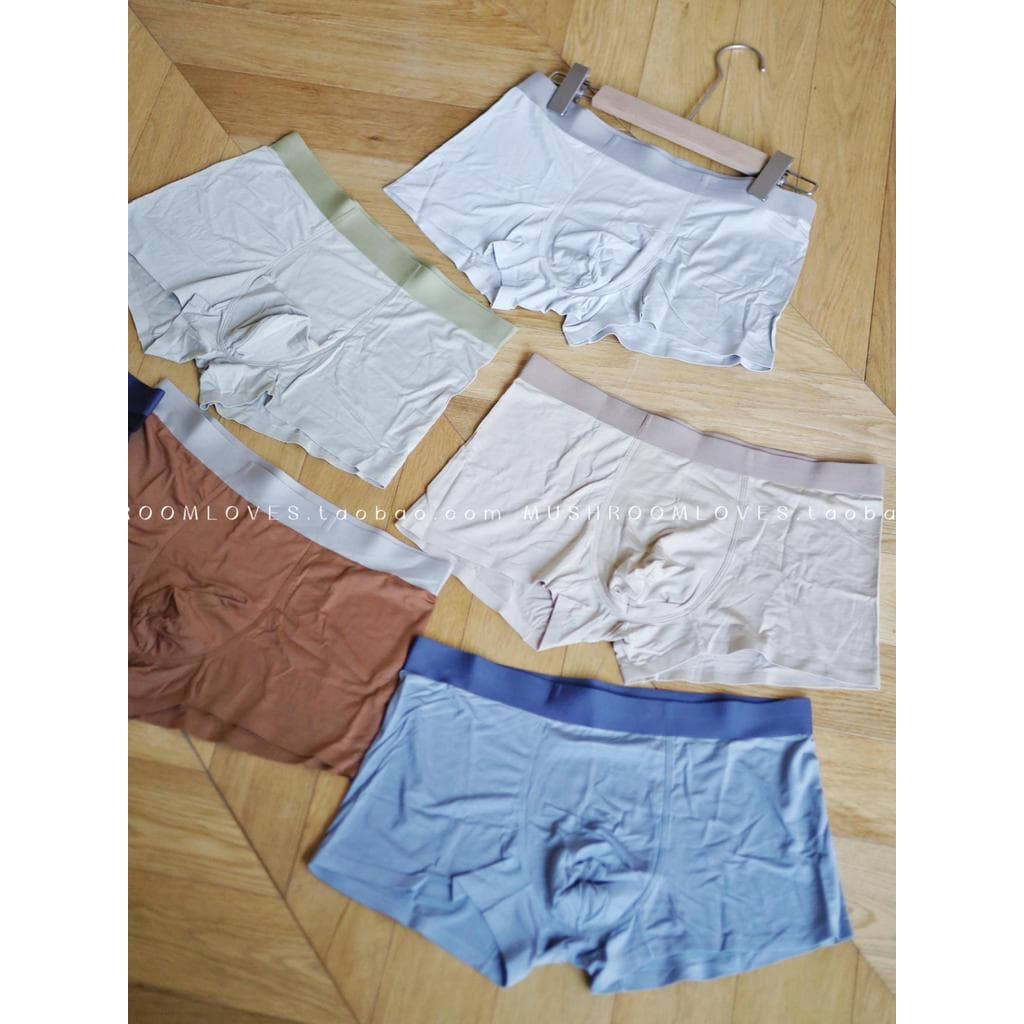 Modal+Algodão, Ninho Suave Respirável!Cueca Boxer masculina Sinmire com pressão Zero e respirável e refrescante