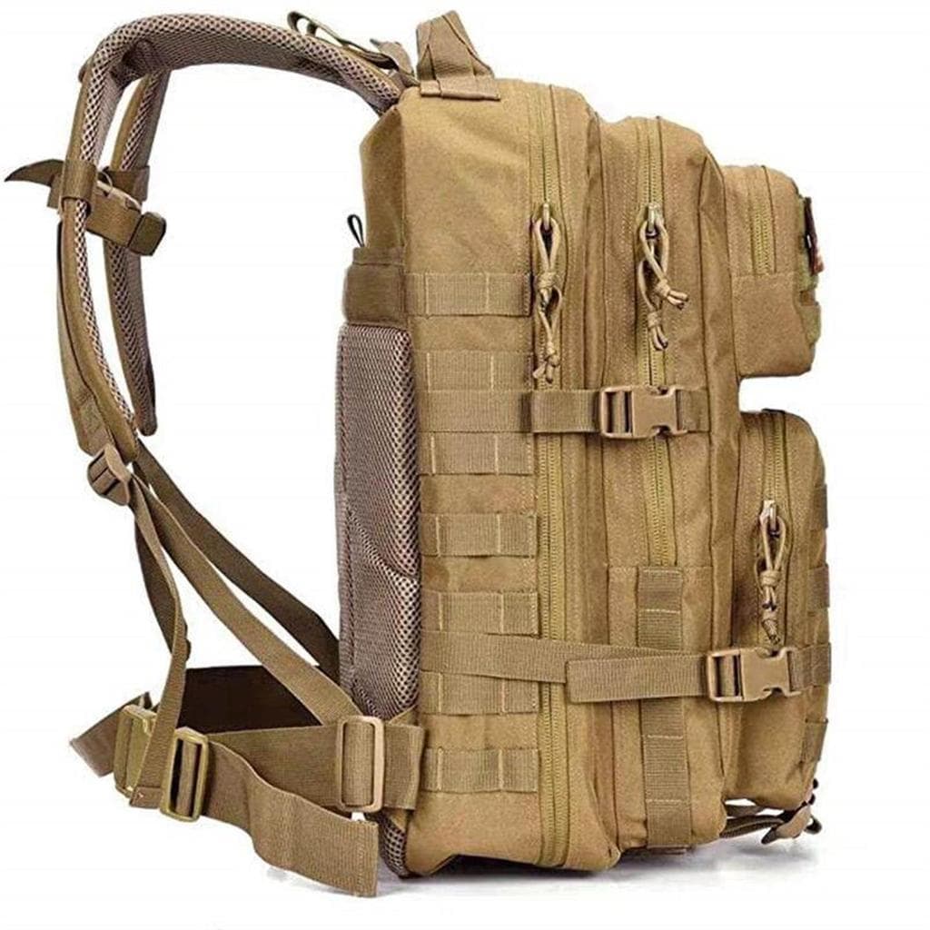 Saco de escalada ao ar livre ciclismo acampamento 45L ataque tático mochila masculina grande capacidade mochila viagem c