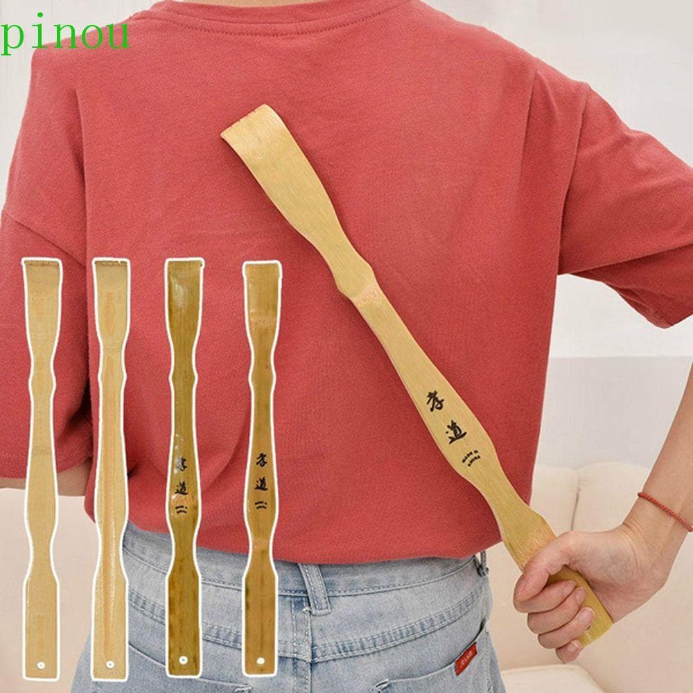 PINOU Rolo Traseiro Vara Confortável Manual Placa De Massagem De Bambu Produtos De Saúde