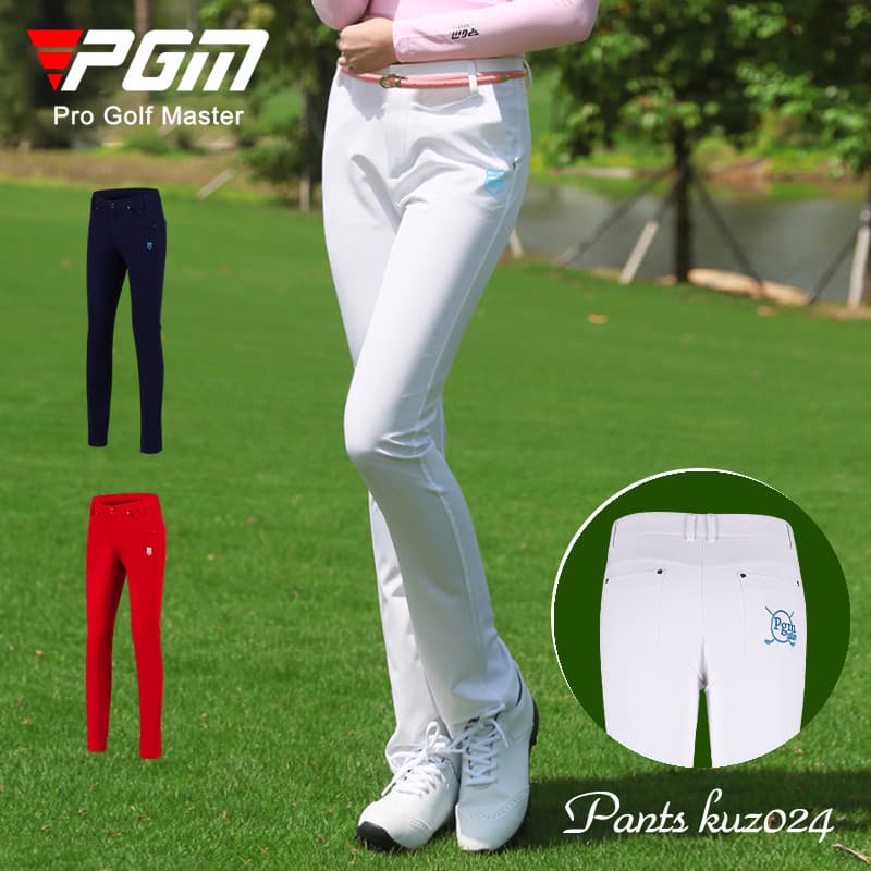 PGM calças femininas de golfe verão calças quentes roupas femininas calças de bola esportivas calças de ajuste fino roup
