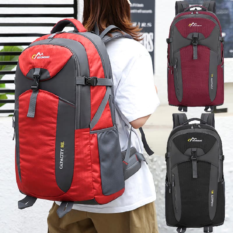 Esportes leve mochila de grande capacidade ao ar livre caminhadas saco das mulheres dos homens mochila de viagem saco de