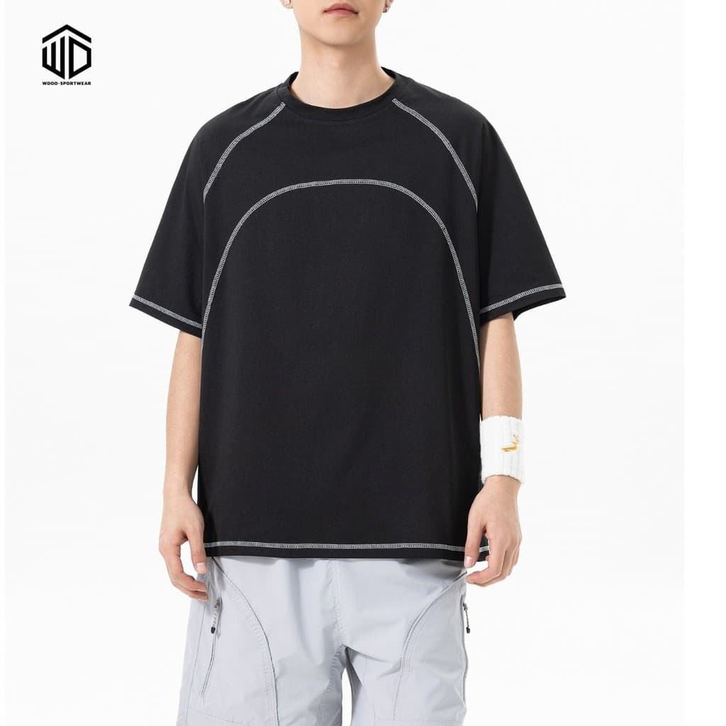 WDOO Design linha sentido Street Wear verão esportes ao ar livre secagem rápida absorção de umidade transpiração de mang