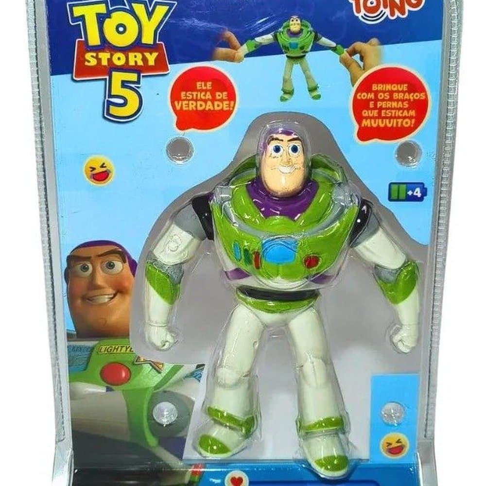 Boneco Buzz Lightyear Que Estica Toy Story 5 - Toyng